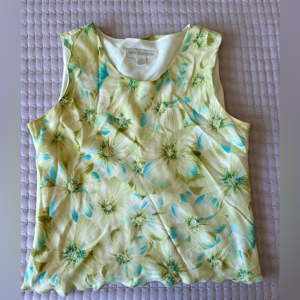 Petite Sophisticate Sleeveless Tank Top